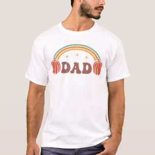 Vater Pumpkin Halloween Groovy Fall Saison T-Shirt