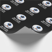 Vater Puns sind, wie Auge Roll Funny Eye Puck Dark Geschenkpapier (Ecke)