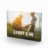 Vater Quote Foto Typografie (Rechts)