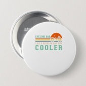 Vater Rad Funny Bicycle Lieben Vintag Sonne Button (Vorne & Hinten)