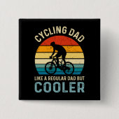 Vater | Radfahrer | Zykologe | Abenteuer Button (Vorderseite)