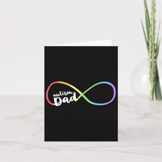 Vater Rainbow Infinity Symbols Karte (Vorderseite)