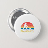 Vater Rasenmähen Grquatch Bigfoot Rasenmäher Gesch Button (Vorne & Hinten)