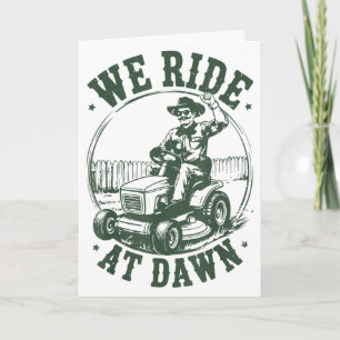 Vater Rasenmäher Wir Reiten Bei Morgengrauen Lusti Karte
