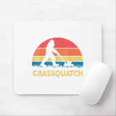 Vater Rasentraktor Grquatch Bigfoot Rasenmäher Ges Mousepad (Mit Mouse)