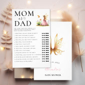 Vater Raten Sie, wer Baby Dusche Spiel Familie Pri Flyer