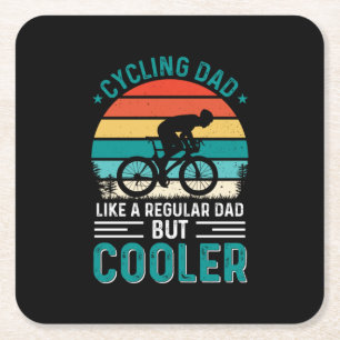 Vater Rechteckiger Pappuntersetzer