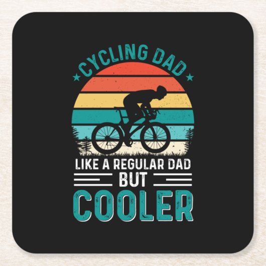 Vater Rechteckiger Pappuntersetzer (Vorderseite)