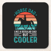 Vater Rechteckiger Pappuntersetzer (Vorderseite)