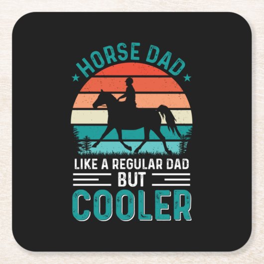 Vater Rechteckiger Pappuntersetzer (Vorderseite)