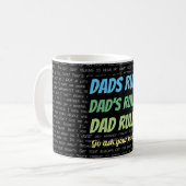 Vater Regel. Geh deine Mutter frag! Kaffeetasse (Vorderseite Links)
