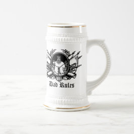 Vater-Regeln! Bierglas