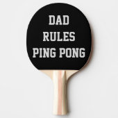 Vater-Regeln Pong Paddle Tischtennis Schläger (Vorderseite)