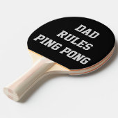 Vater-Regeln Pong Paddle Tischtennis Schläger (Vorderseite)