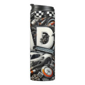 Vater: Rennen, Autos, Mechanischer Traum Thermosbecher (Nach rechts gedreht)