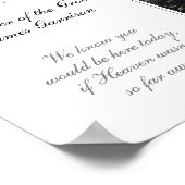 Vater reservierte Gedenkstätte Poster (Ecke)