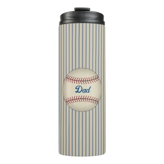 Vater Retro Baseball Thermal Tumbler Thermosbecher (Vorderseite)