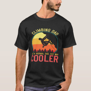 Väter Rockkrem Rock Climber Retro Bergsteiger Vate T-Shirt