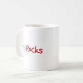 Vater Rocks Kaffeetasse (Vorderseite Links)