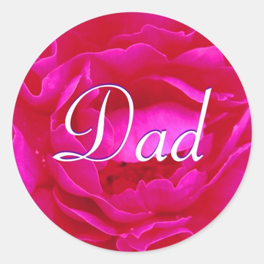 Vater Rosa Sticker (Vorderseite)