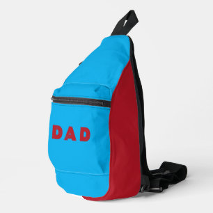 Vater [Roter abgenutzter Text] Crossbody Bag