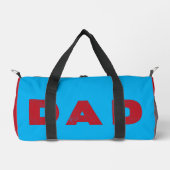 Vater [Roter abgenutzter Text] Duffle Bag (Vorderseite)