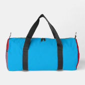 Vater [Roter abgenutzter Text] Duffle Bag (Rückseite)
