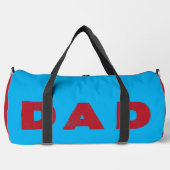 Vater [Roter abgenutzter Text] Duffle Bag (Vorderseite)