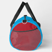 Vater [Roter abgenutzter Text] Duffle Bag (Rechts)