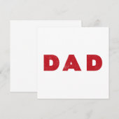 Vater [rotgestörter Text] (Vorne/Hinten)