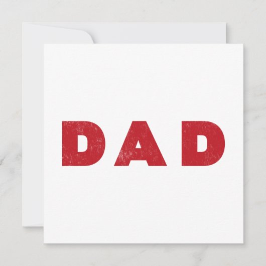 Vater [rotgestörter Text] (Vorderseite)