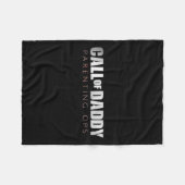 Vater-Ruf von Daddy Elterning Ops Geschenk Fleecedecke (Vorderseite (Horizontal))