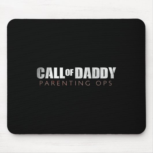Vater-Ruf von Daddy Elterning Ops Geschenk Mousepad (Vorne)