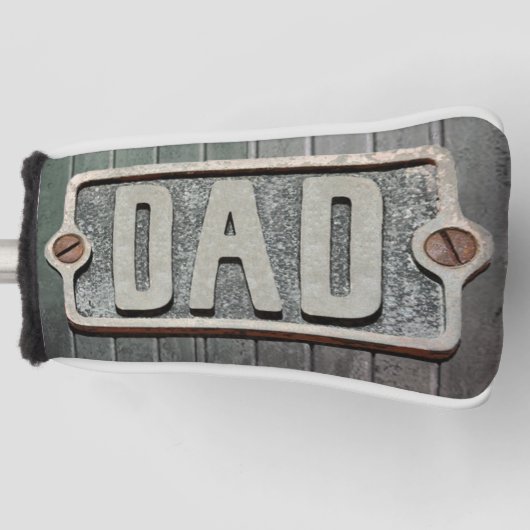 VATER rustikale Metallplatte Golf Headcover (Vorderseite)