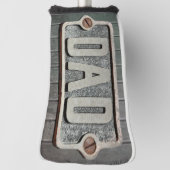 VATER rustikale Metallplatte Golf Headcover (Rotieren 90)