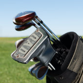VATER rustikale Metallplatte Golf Headcover (In Situ)