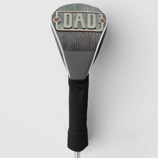 VATER rustikale Metallplatte Golf Headcover (Vorderseite)