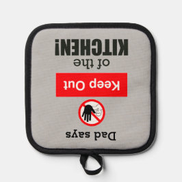 Vater sagt Behielt aus der Küche Funny Pickleball Topflappen