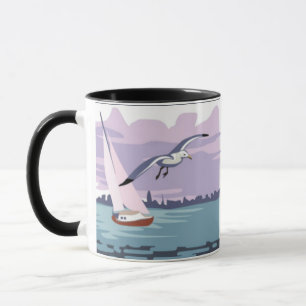 "VATER" Sailboat Ringer Tasse