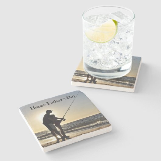 Vater Sandstone Untersetzer (Seitenansicht)