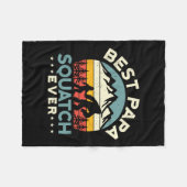 Vater Sasquatch Vater Fleecedecke (Vorderseite (Horizontal))