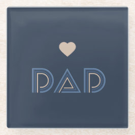 Vater, Säule der Ehre Glasuntersetzer