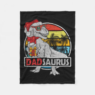 Vater Saurus T Rex Dinosaur Familie Matching Xmas  Fleecedecke