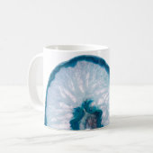 *~* VATER schaukelt Steinblauen Steinachat Kaffeetasse (Vorderseite Links)