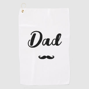 Vater-Schnurrbart Golfhandtuch