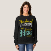 Vater-Schutzmann-Held-Vatertag Sweatshirt (Vorne ganz)
