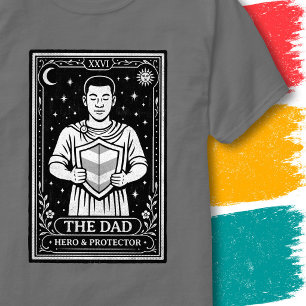 Vater Schutzschild Kosmischer Tarot-Stil Vater Kar T-Shirt