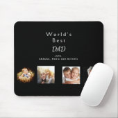 Vater Schwarz-weiß Foto Mousepad (Mit Mouse)