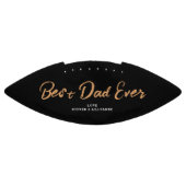 Vater Schwarz-Weiß-Typografie-Vatertag Football (Panel)