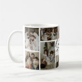 Vater-Script-Typografie 10-Foto-Collage Kaffeetasse (Links)